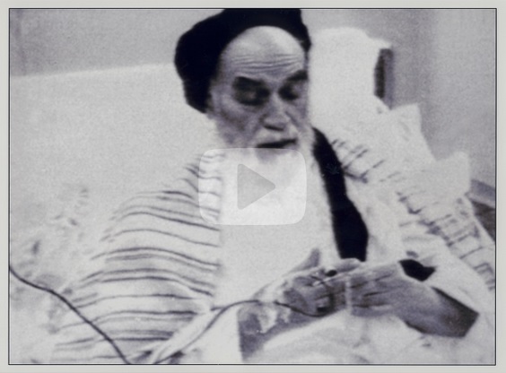 The moment when heart-beating of Imam Khomeini stopped