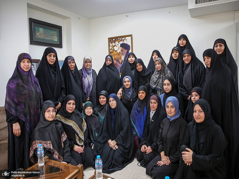 A group of Iraqi female activists met with Dr. Fatima Tabatabaei