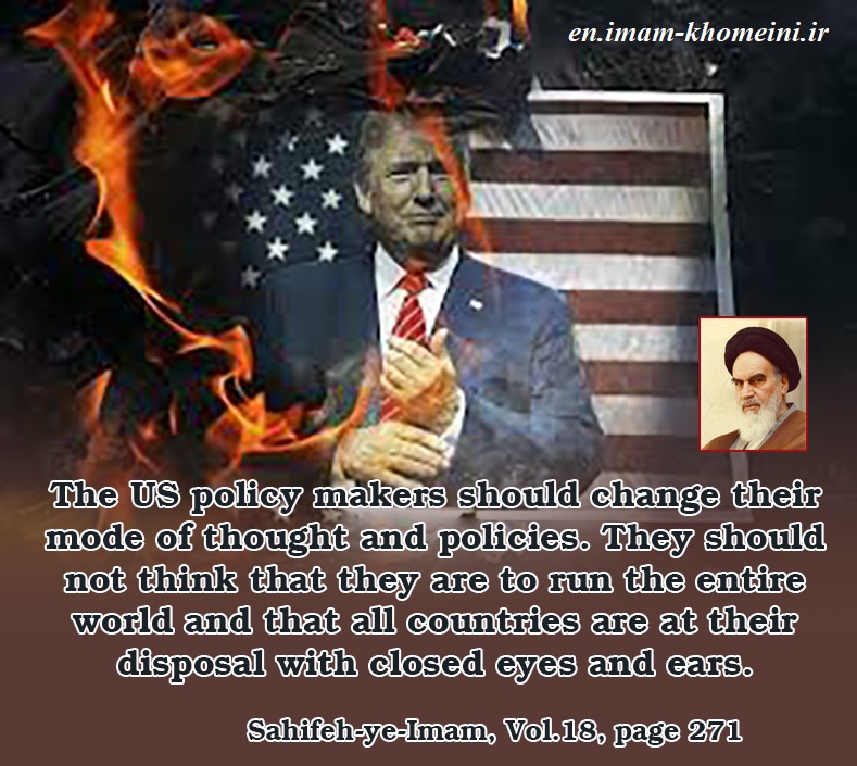  The US policy should not think that they are to run the entire world.