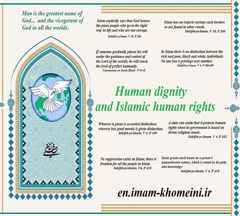 Human dignity and Islamic human  rights.