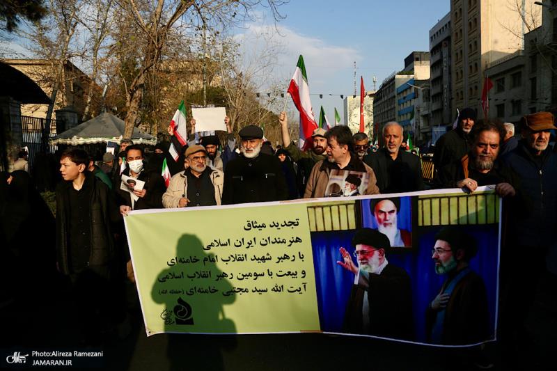 Nationwide gatherings for convenant with martyred  Ayatollah  Seyyed Ali Khamenei and allegiance wit new leader Seyyed Mojtaba Khamenei