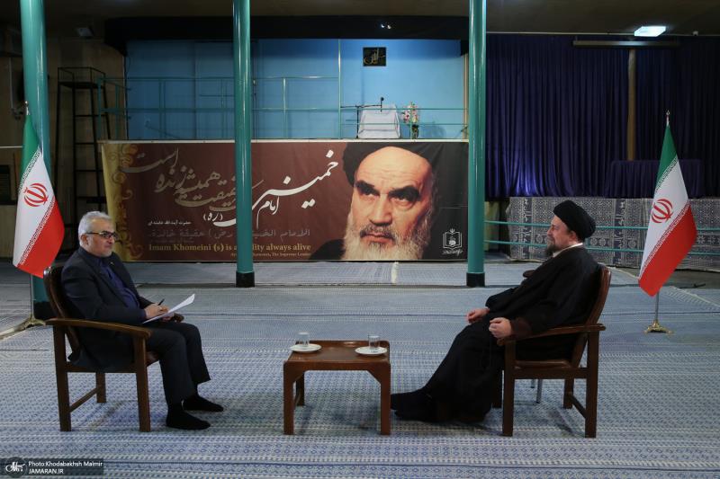 A news interview with Seyyed Hassan Khomeini.