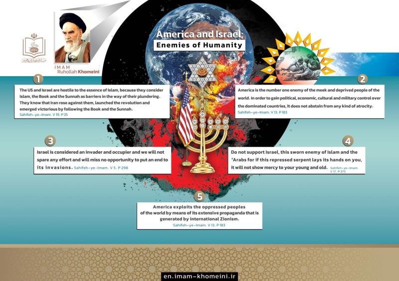 America and Israel enemies of humanity