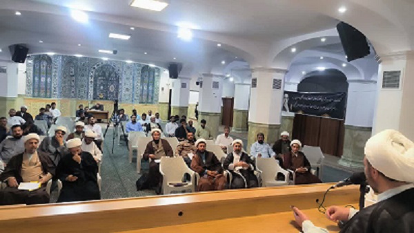A workshop on preaching skills of international arena held at a complex in Qom