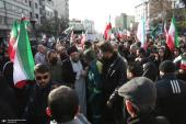 Seyyed Hassan Khomeini`s presence in the large gathering of people in Tehran