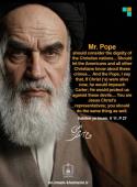  Pope, Christians should condemn US crimes.