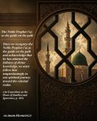 The Noble Prophet (`a) as the guide on the path 