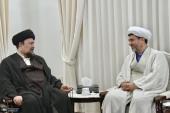Head of the union of Ja’fari scholars in Turkey meets Ayatollah Sayyed Hassan Khomeini