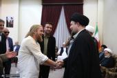 Foreign guests of the 40th Islamic Unity Conference meet with Seyyed Hassan Khomeini