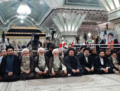 Ceremony held to mark 37th  passing anniversary of Imam Khomeini, devotees converge at holy shrine 