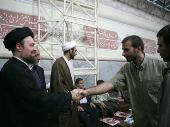 A Group of Spanish Shiites Pays a Visit to Imam