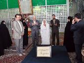 Algerian Female Combatant Pays Tribute to the Founder of Islamic Republic 