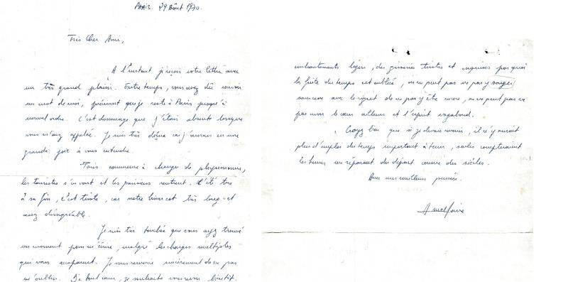 Le grand enthousiasme d`un français de la réponse que l`Imam Khomeiny  a donné à sa lettre