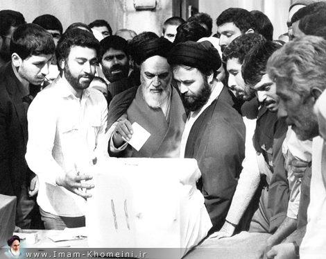 Le vote de l`Imam Khomeini (Que DIEU le bénisse)
