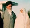 Lettre envoyé de l`Imam Khomeini à son honorable épouse