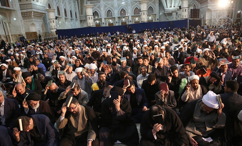 La cérémonie de l`Ihya du mois de Ramadan dans le saint mausoleé de l`Imam Khomeini
