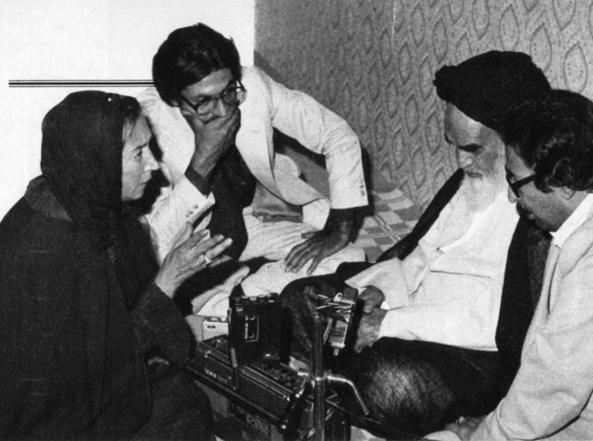 Entretien d’Oraniana Falhachi avec Imam Khomeiny (paix à son âme) 