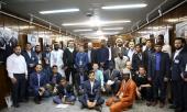 La visite de quelques participants étrangers au concours international du Saint Coran de Jamaran et du saint mausolée de l`Imam Khomeini