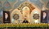 La cérémonie de la commémoration de l`Imam Khomeini de la part du beureu du guide suprême à Qom