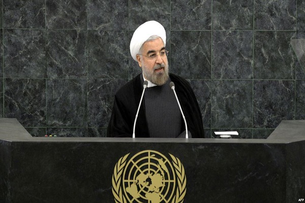 Le président iranien Hassan Rohani à l’Assemblée générale des Nations unies