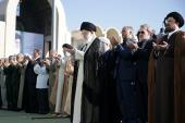 Célébration de la prière de l`Aïd al-Fitr dans la mosquée du sanctuaire de l’imam Khomeini