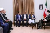 Rencontre du porte-parole du mouvement Ansarullah du Yémen avec le guide suprême de la révolution islamique