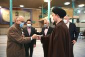 Rencontre du Grand Mufti de Croatie et de l`Ambassadeur de Croatie en Iran avec Seyyed Hassan Khomeini