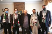 Rencontre de hojatalislam wa-l-muslemin Komsari avec l`ambassadeur palestinien en Iran