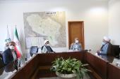 Rencontre du chef de l`Institut pour l`organisation et la publication des œuvres de l`Imam Khomeini (PSL) avec le président du Conseil islamique de Mashhad