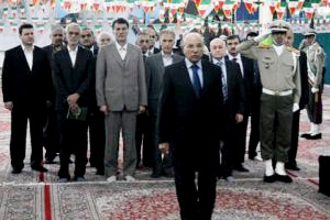 عراق کی عدلیہ کےسربراہ، امام خمینی [رہ]کی مرقد پر حاضری
