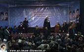 قزوینی عوام کے استقبال کے موقع پر، حجت الاسلام والمسلمین سید علی خمینی کا خطاب