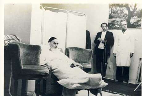 امام خمینی (ره) تہران دل کے ہسپتال میں 