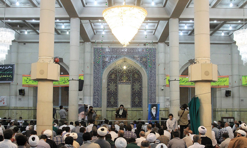مسجد اعظم، قم میں امام خمینی (ره) کی وفات کے برسی کی تقریب