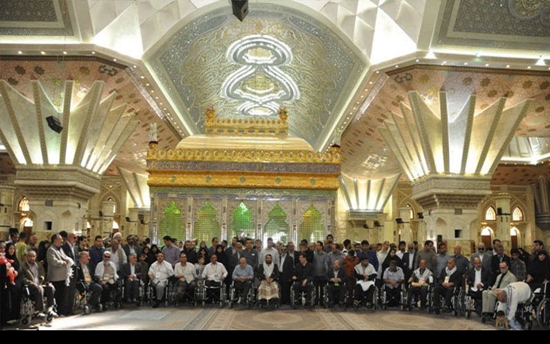 دفاع مقدس کے جانبازوں کی امام خمینی{رح} کے ساتھ تجدید عہد