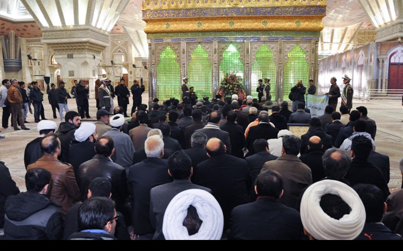اوقات اینڈ امور خیریہ تنظیم کے صدر اور کارکنوں کی امام خمینی(رح) سے تجدید میثاق