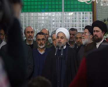 صدر اور اراکین کابینہ، امام خمینی(رح) سے تجدید عہد