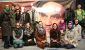 جمہوریہ چیک سے مستشرق طلباء کے ایک گروہ، امام خمینی کے گهر کے دورے پر
