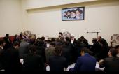 سید حسن خمینی کے ساتھ یوتھ پارلیمنٹ کے ارکان کی ملاقات