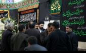 حجت الاسلام سید علی خمینی کی مجلس فاتحہ خوانی میں حاضری