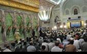 امام خمینی{رح} کے مقدس مزار میں دعائے ندبہ خوانی