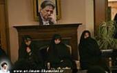 سید حسن خمینی کے مامو، سید صادق طباطبائی(رح) کے گهر میں، فاتحہ خوانی