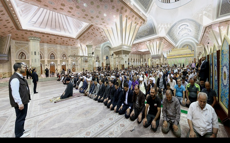 مجمع جہانی اہلبیت(ع) کے چھٹے اجلاس کے شرکاء کی یادگار امام سے ملاقات