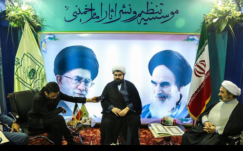 امام خمینی(رح) کا نواسہ، پریس اینڈ نیوز ایجنسیاں نمائش کے دورے پر