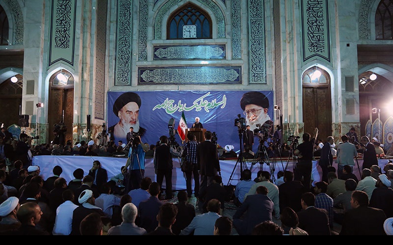 امام خمینی(رح) کی برسی کے موقع پر حرم امام میں صدر مملکت شیخ حسن روحانی کی تقریر