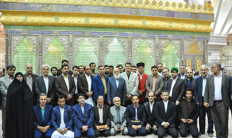 امام خمینی(ره) کے ساتھ صوبے کی سپریم کونسل کے اراکین کی تجدید عہد