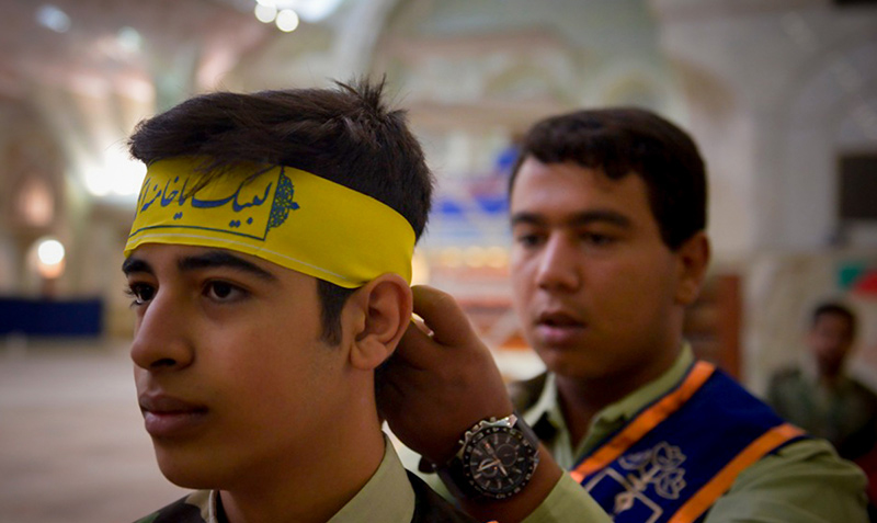 بسیج طلباء نے امام خمینی(ره) کے ساتھ تجدید عہد کیا