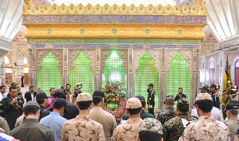امام خمینی(ره) کے ساتھ مسلح افواج کے مثالی یونٹس کی تجدید عہد