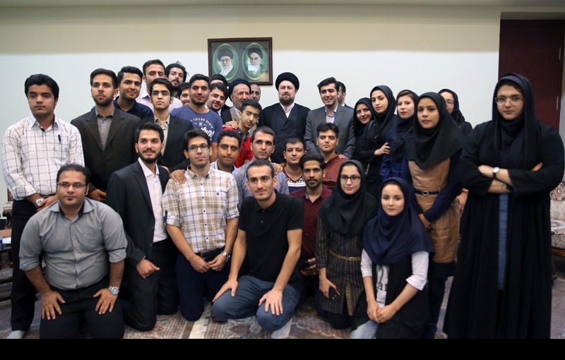 ثقافت و سیاست، شیراز یونیورسٹی کے اراکین کی سید حسن خمینی سے ملاقات/۲۰۱۶ء
