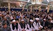 حرم مطہر امام خمینی(ره) میں افغانستانی خاندان کی شہداء کو خراج تحسین