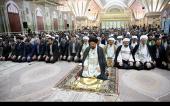سید حسن خمینی کی افغان مہاجرین کے ایک گروپ کے ساتھ ملاقات